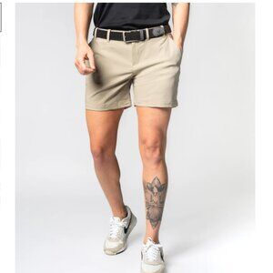 NWT Novel / ALPHA FORWARD Khaki Hybrid Shorts SIZE S